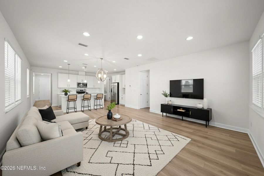 Furnished interior view inside a new home in Verano Creek, St. Augustine (Image 5).