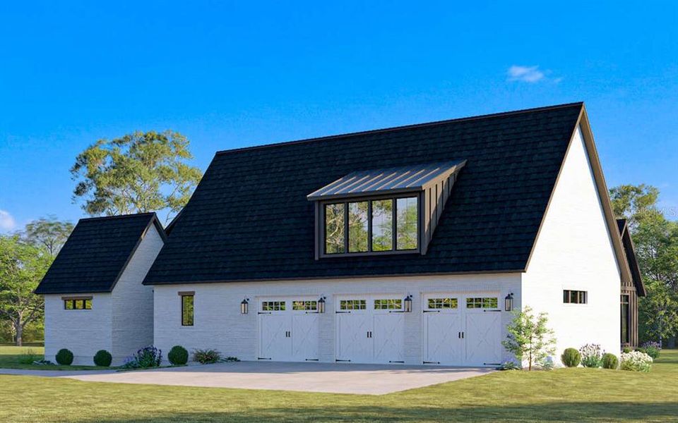 Front exterior of a new home in , Brooksville, FL, highlighting curb appeal (Image 18).