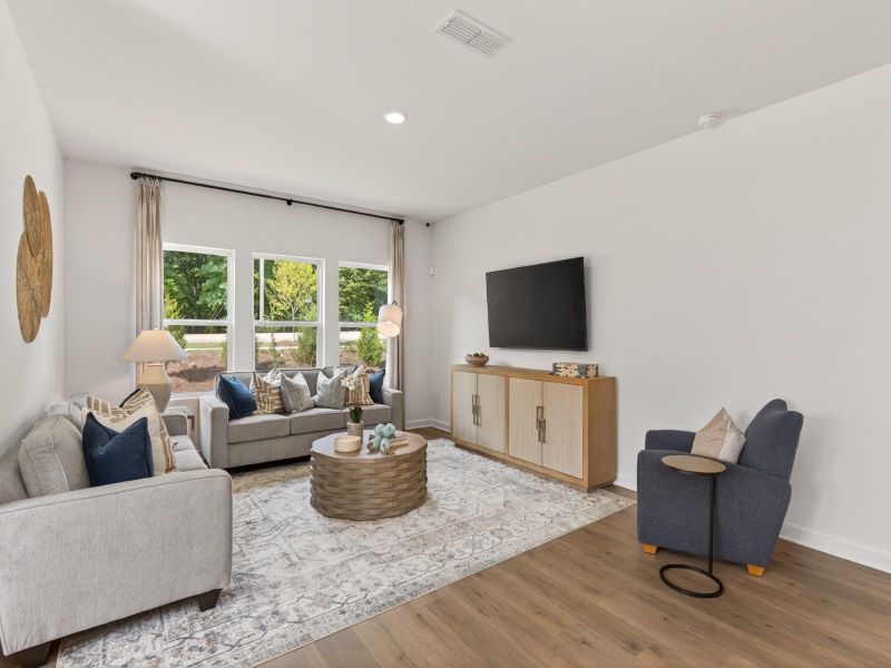 Furnished interior view inside a new home in Brighton Springs, York (Image 7).