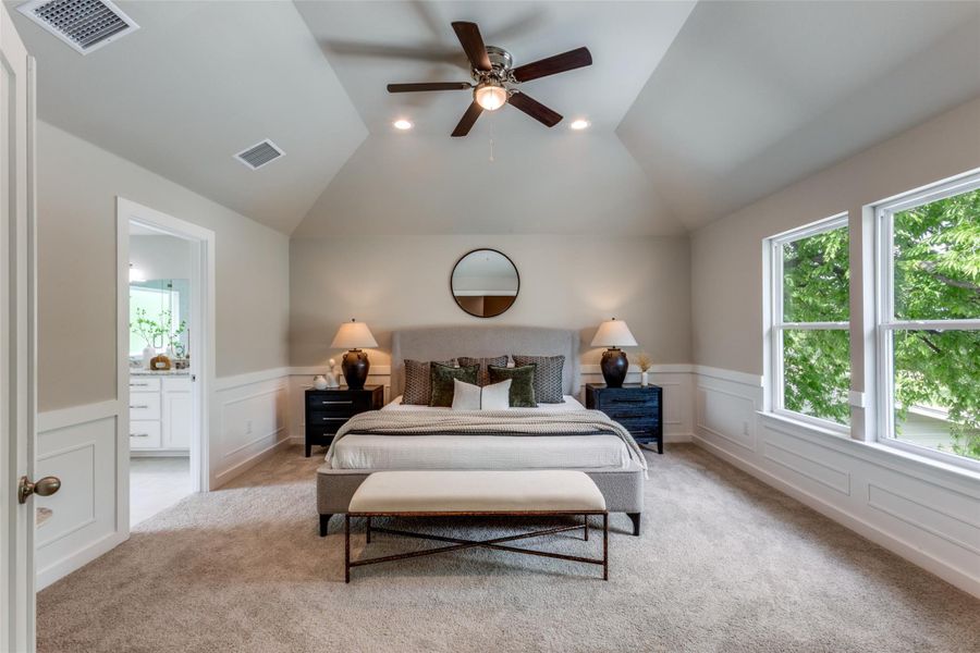 Furnished interior view inside a new home in , Austin (Image 37).