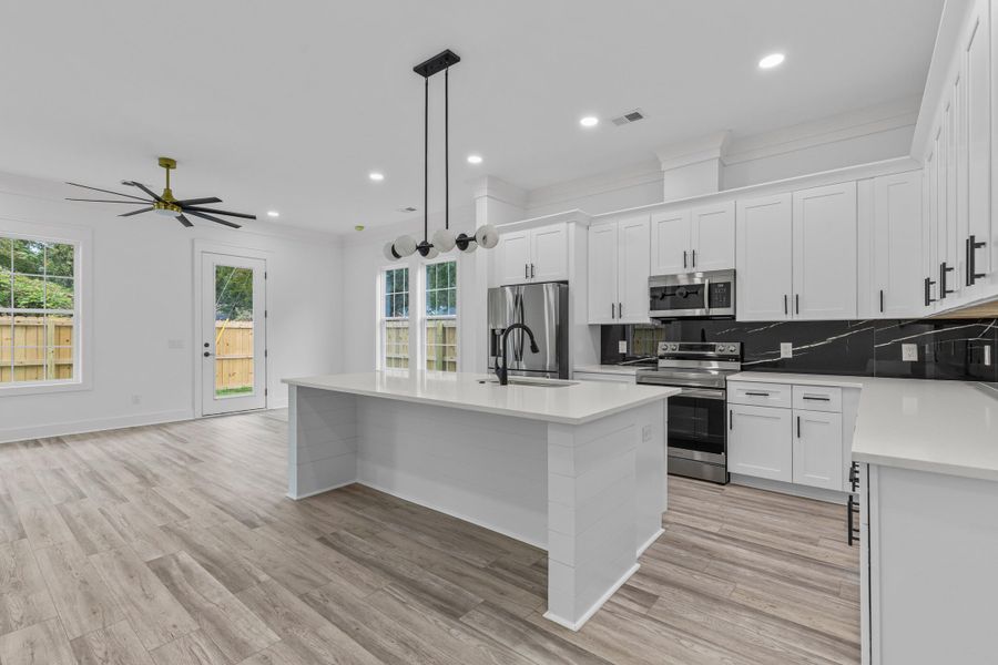 Furnished interior view inside a new home in , North Charleston (Image 4).