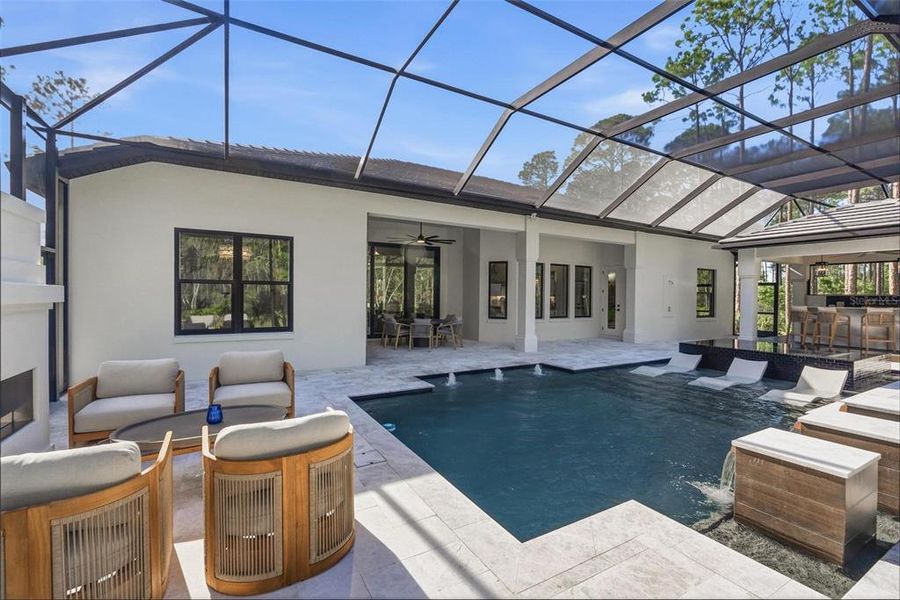 Exterior details and patio area of a home in , Ormond Beach (Image 25).