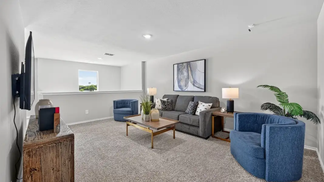 Furnished interior view inside a new home in Sunnycreek, Crowley (Image 27).