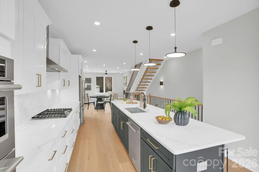 Furnished interior view inside a new home in , Charlotte (Image 9).