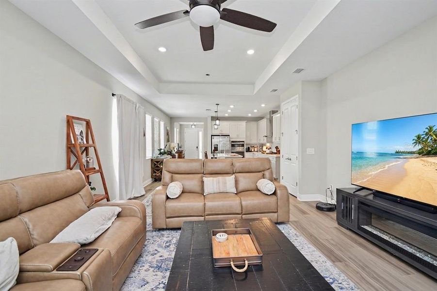 Furnished interior view inside a new home in Cypress Glen at River Wilderness, Parrish (Image 12).