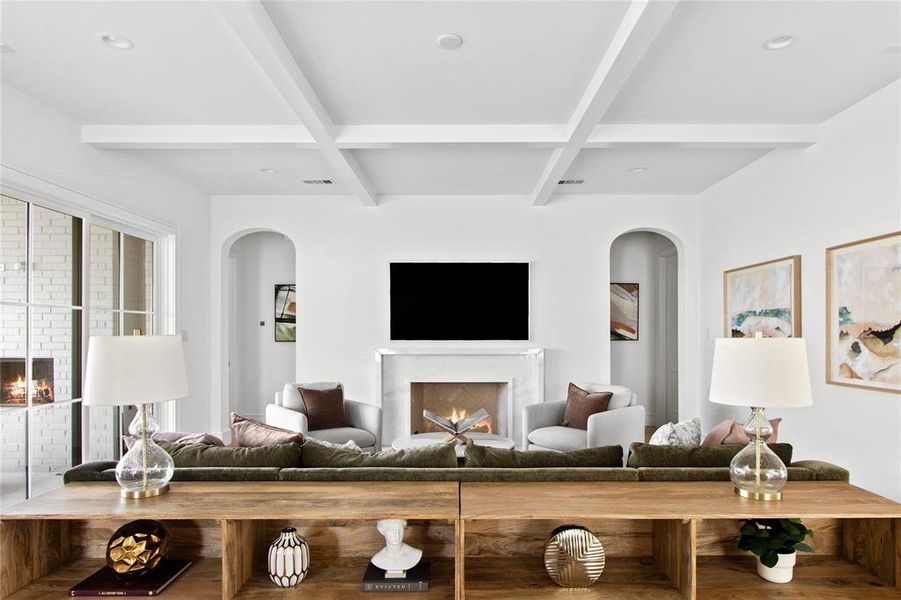 Furnished interior view inside a new home in , Dallas (Image 15).