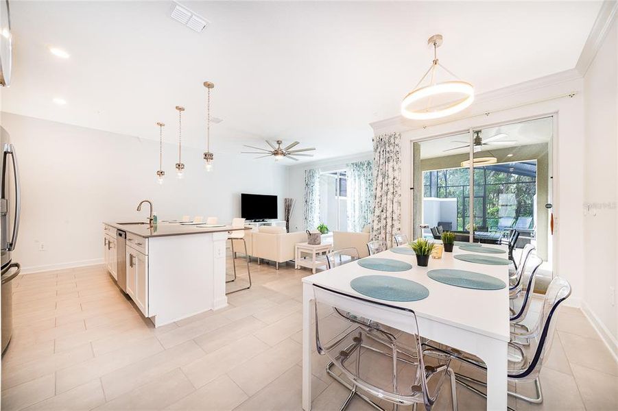 Furnished interior view inside a new home in , Kissimmee (Image 16).