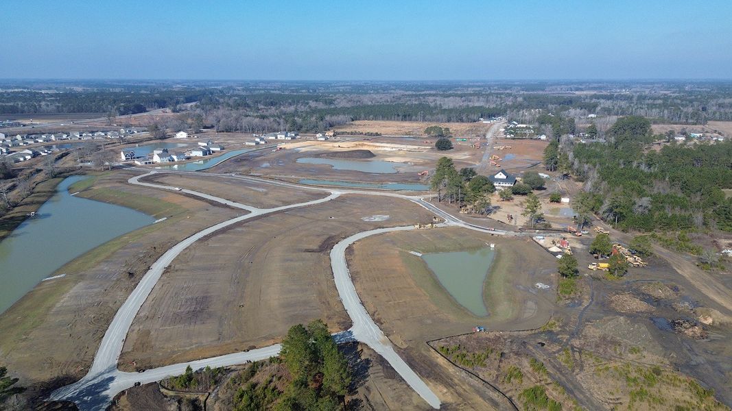 Site preparation for new homesites in The Forest at Black Bear, Longs (Image 14).