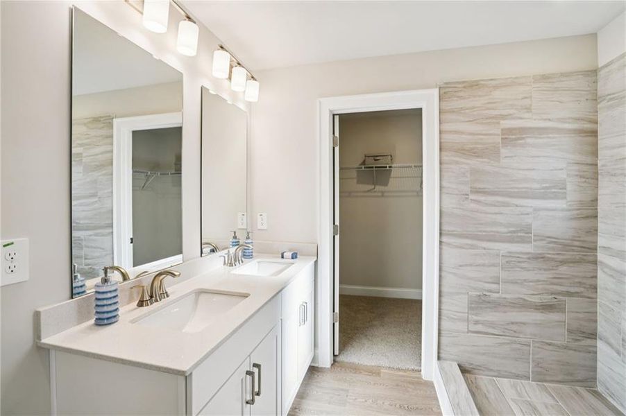 Furnished interior view inside a new home in Hemingway - Reserve Series, Cumming (Image 19). Furnished interior view inside a new home in Hemingway - Reserve Series, Cumming (Image 19).