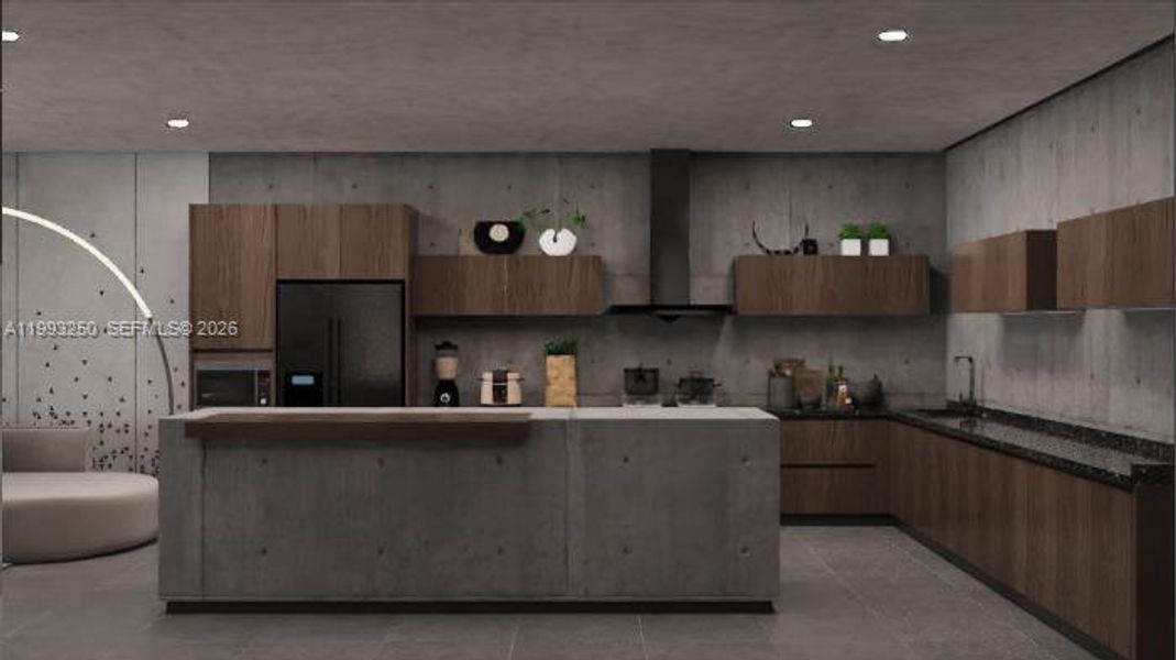 Furnished interior view inside a new home in , Fort Lauderdale (Image 6).