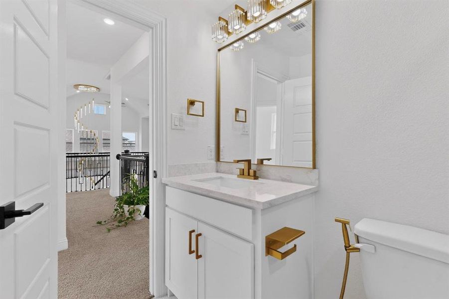 Furnished interior view inside a new home in , Prosper (Image 7).