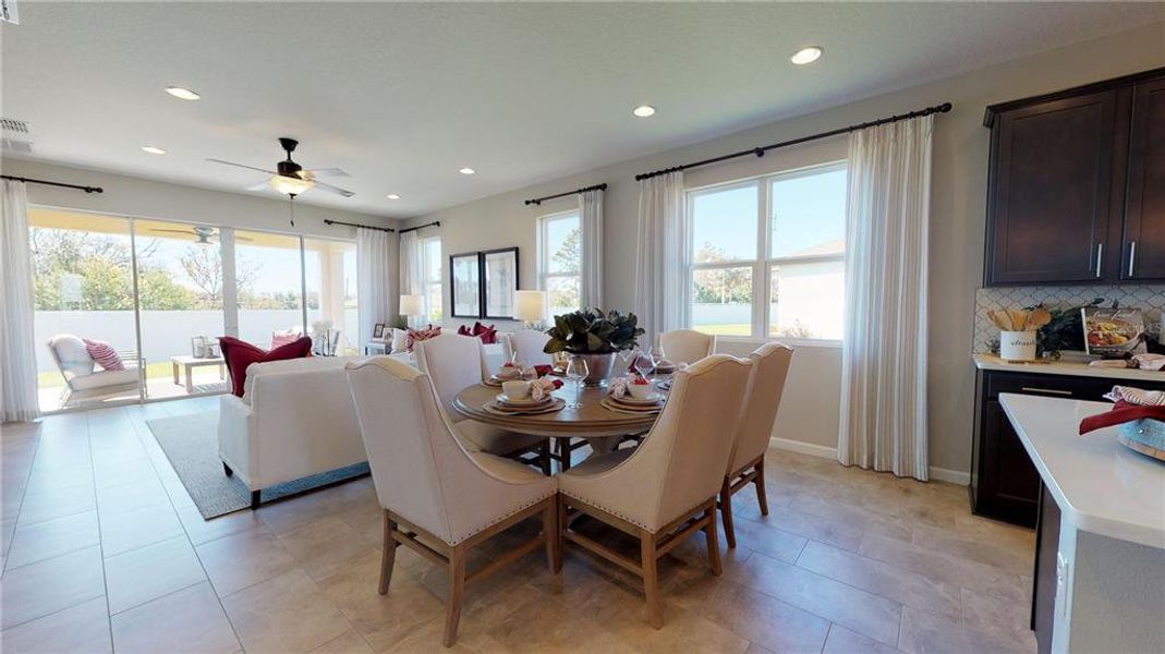 Furnished interior view inside a new home in Seminole Palms, Palm Coast (Image 6).