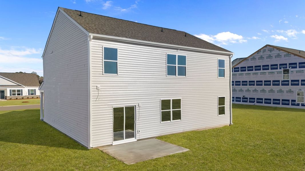 Exterior details and patio area of a home in Dail Farm, Farmville (Image 23).