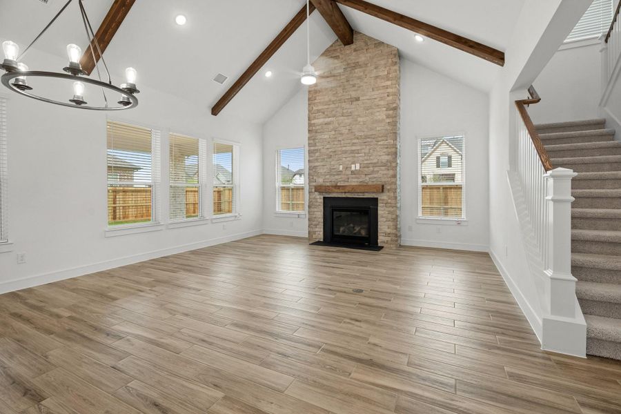 Open great room (*Photo not of actual home and used for illustration purposes only.) Open great room (*Photo not of actual home and used for illustration purposes only.)