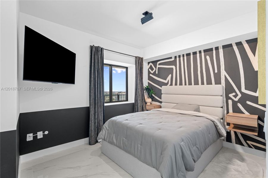 Furnished interior view inside a new home in , Miami (Image 4).