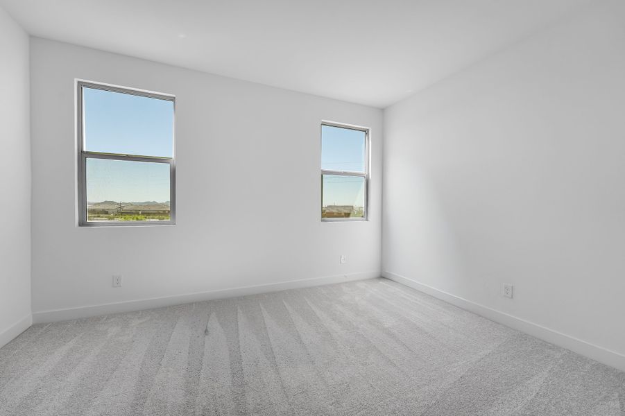 Representative unfurnished interior of a home built from the Lowell by Taylor Morrison in Combs Ranch Landmark Collection, San Tan Valley (Image 28).