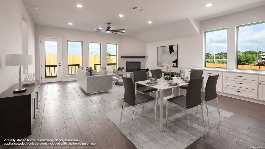 Furnished interior view inside a new home in Cibolo Valley Heights, Cibolo (Image 10). Furnished interior view inside a new home in Cibolo Valley Heights, Cibolo (Image 10).