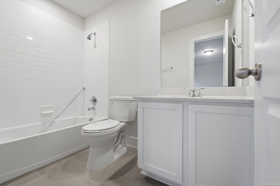 Furnished interior view inside a new home in Red Hawk Landing, San Antonio (Image 8).