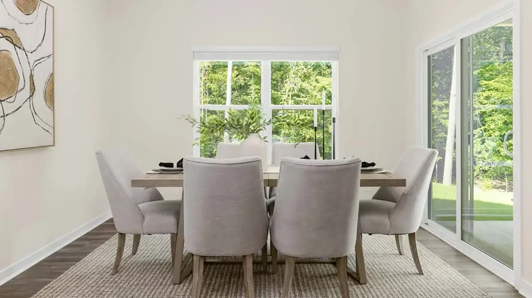 Furnished interior view inside a new home in Villages of Maiden, Maiden (Image 7). Furnished interior view inside a new home in Villages of Maiden, Maiden (Image 7).