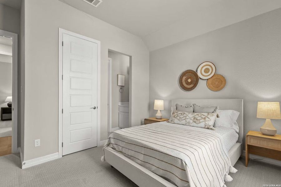 Furnished interior view inside a new home in Potranco Oaks, Castroville (Image 14). Furnished interior view inside a new home in Potranco Oaks, Castroville (Image 14).