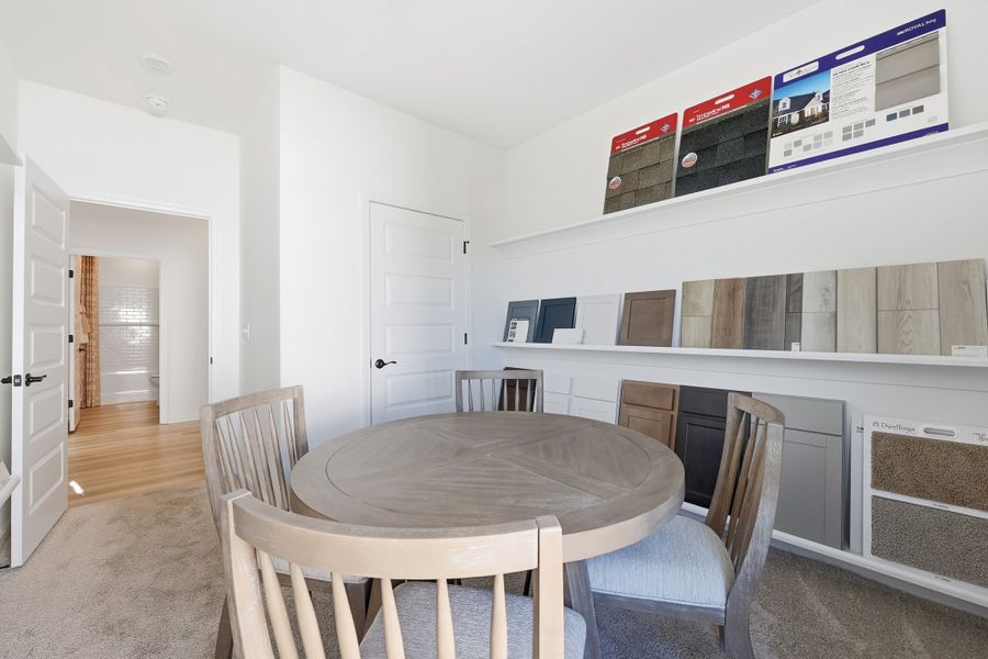 Representative furnished interior of a home built from the Courtney II by Great Southern Homes in Briarfield, Conway (Image 15).