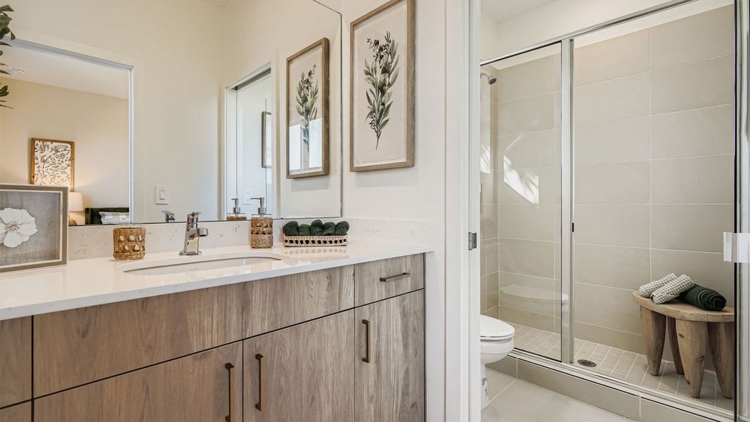 Representative furnished interior of a home built from the Bondi by D.R. Horton in Lakeside Landing, Royal Palm Beach (Image 19).