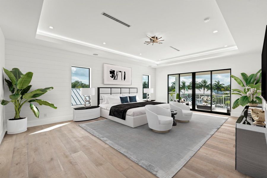 Furnished interior view inside a new home in , Palm Beach Gardens (Image 2).