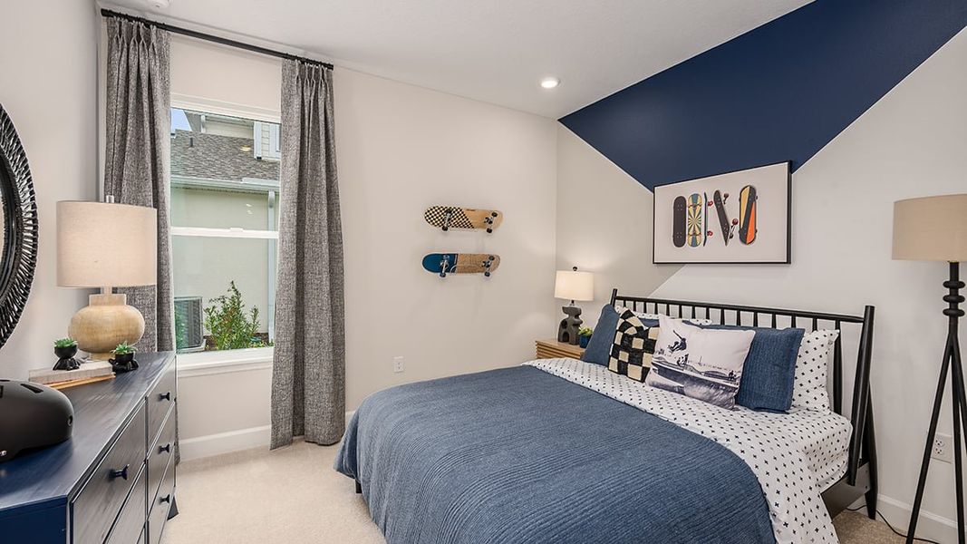 Representative furnished interior of a home built from the Longboat by Taylor Morrison in Ardisia Park, New Smyrna Beach (Image 10).