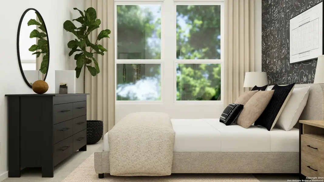 Furnished interior view inside a new home in Guadalupe Heights, Seguin (Image 32).
