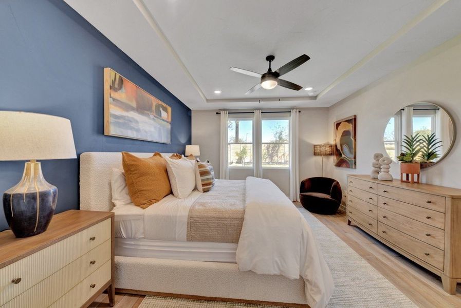 Representative furnished interior of a home built from the Maverick by Hakes Brothers in Veranda Designer, San Antonio (Image 13).