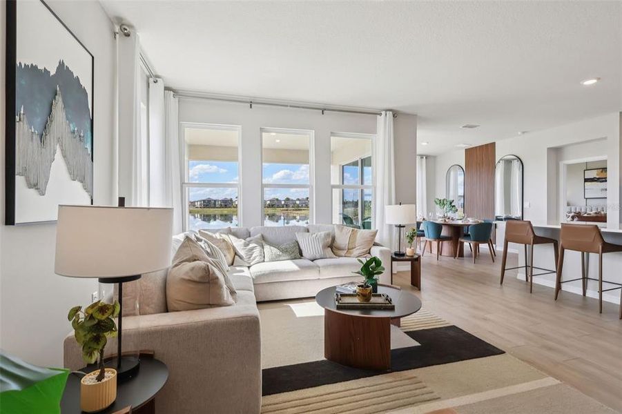 Furnished interior view inside a new home in Hawthorne Ranch, Lakeland (Image 12).