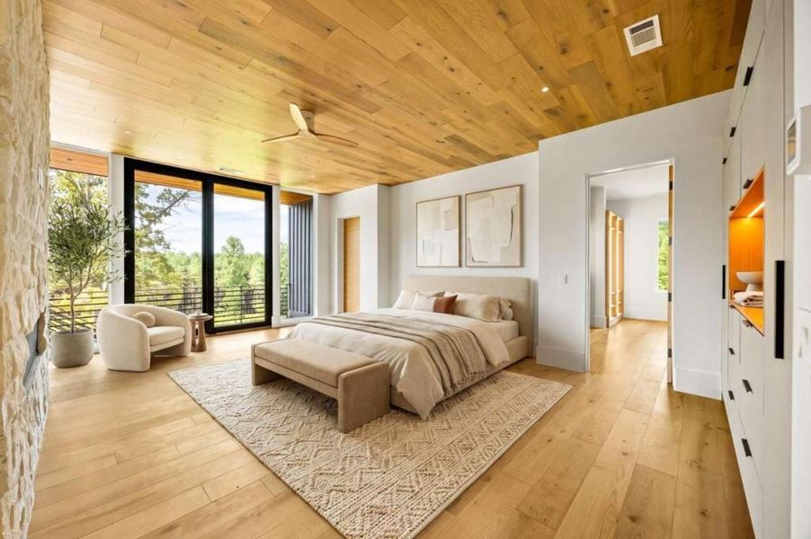 Furnished interior view inside a new home in , Mineral Bluff (Image 17).