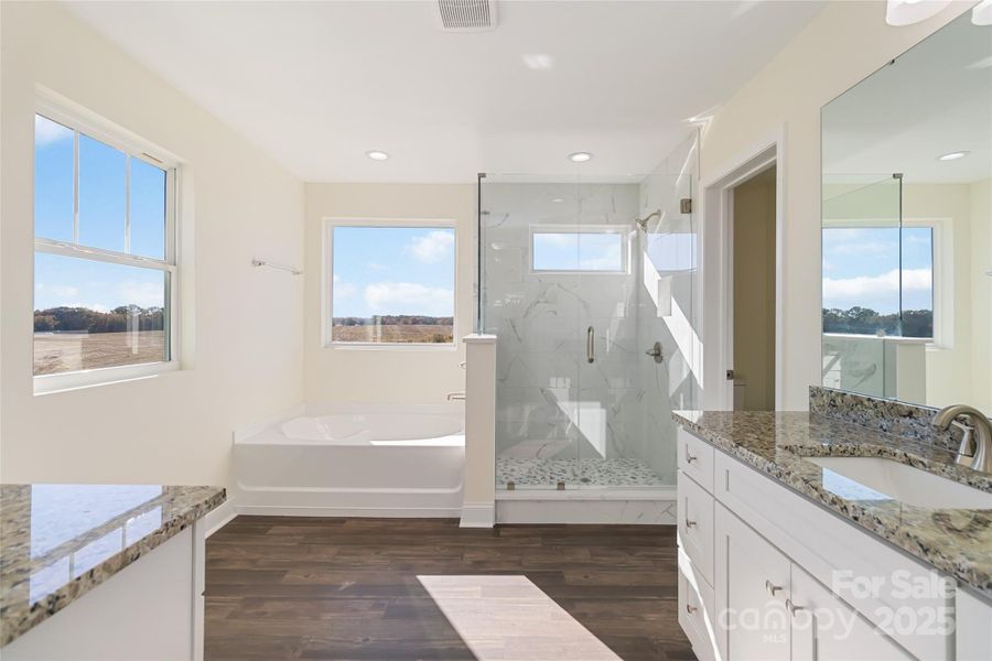 Furnished interior view inside a new home in , Monroe (Image 8).