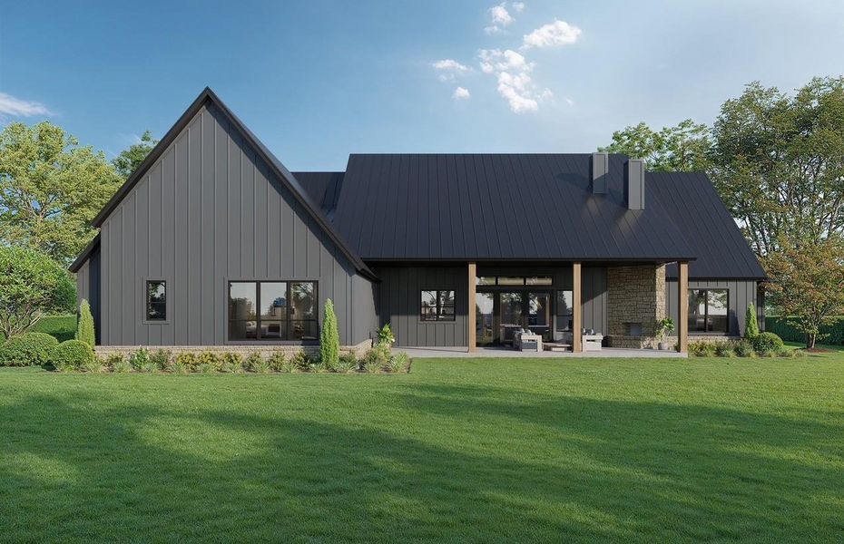 Front exterior of a new home in , Georgetown, TX, highlighting curb appeal (Image 2).