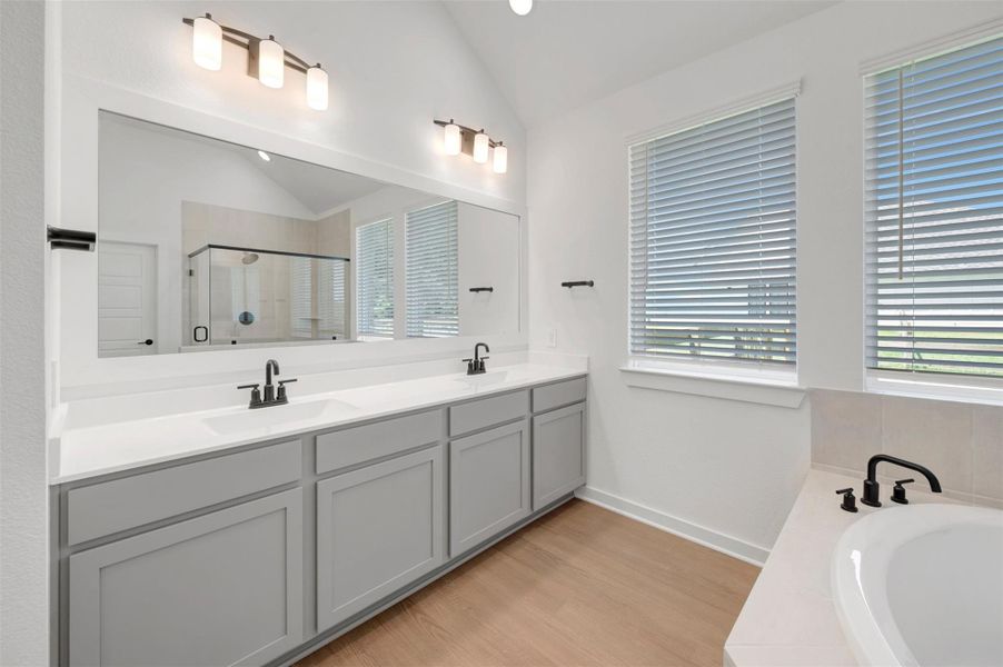 Furnished interior view inside a new home in Lone Star Landing, Montgomery (Image 12). Furnished interior view inside a new home in Lone Star Landing, Montgomery (Image 12).