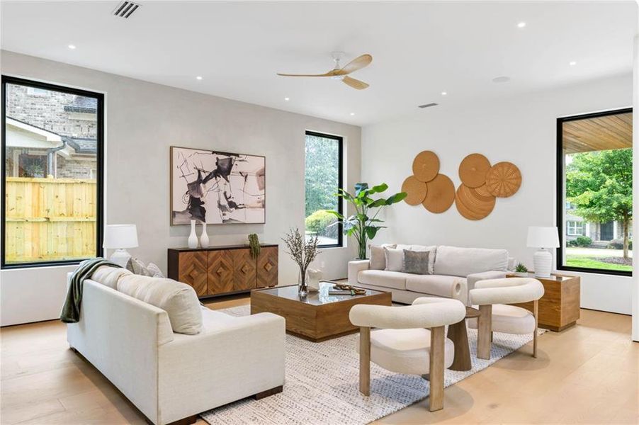 Furnished interior view inside a new home in , Atlanta (Image 34). Furnished interior view inside a new home in , Atlanta (Image 34).