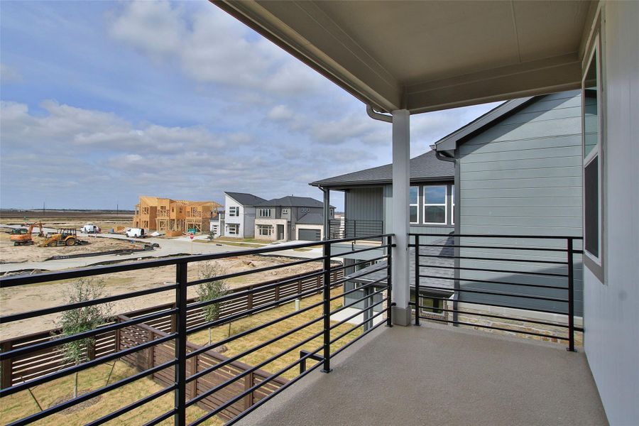 Exterior details and patio area of a home in Bridgeland Central, Cypress (Image 3). Exterior details and patio area of a home in Bridgeland Central, Cypress (Image 3).