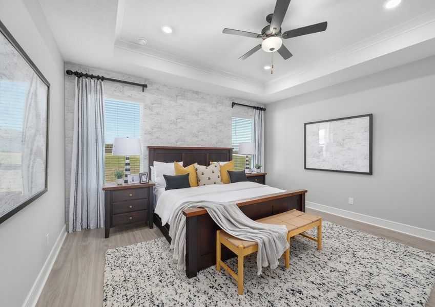 Incredible master bedroom.