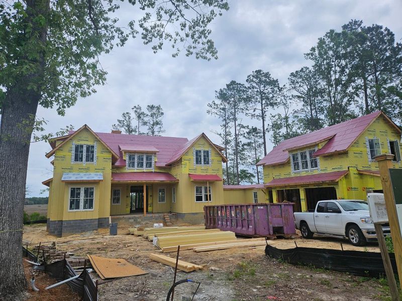 In-progress construction of a new home in , Ravenel, SC (Image 25).