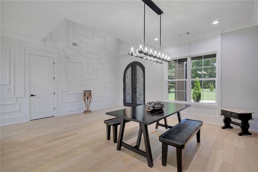 Furnished interior view inside a new home in , Suwanee (Image 15).