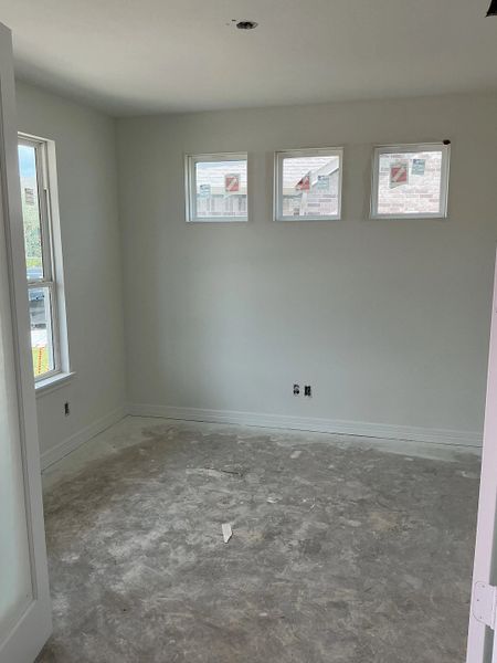 Construction progress- study