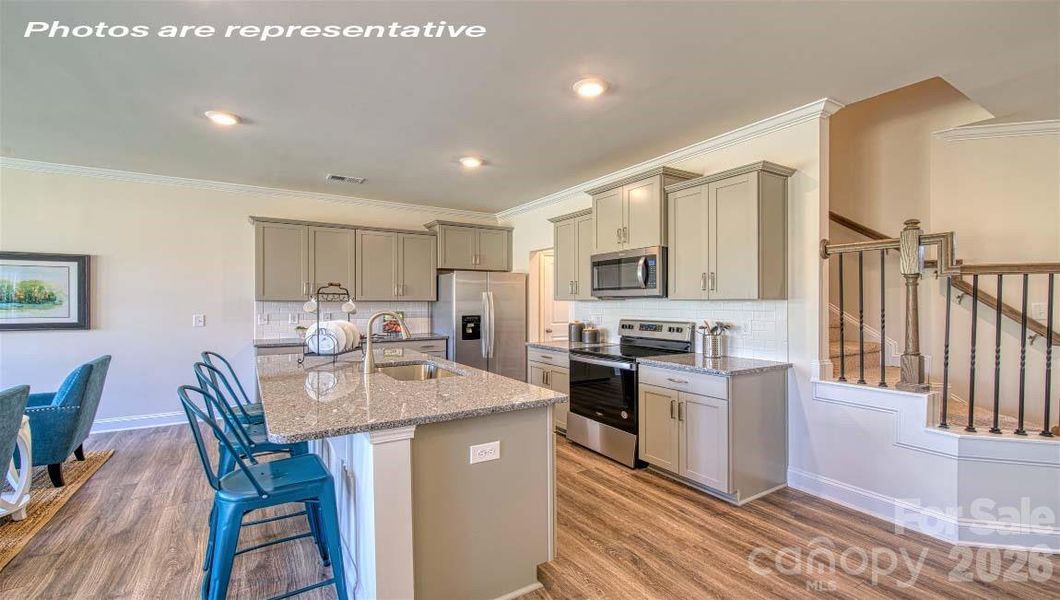 Furnished interior view inside a new home in Skybrook Corners, Huntersville (Image 4).