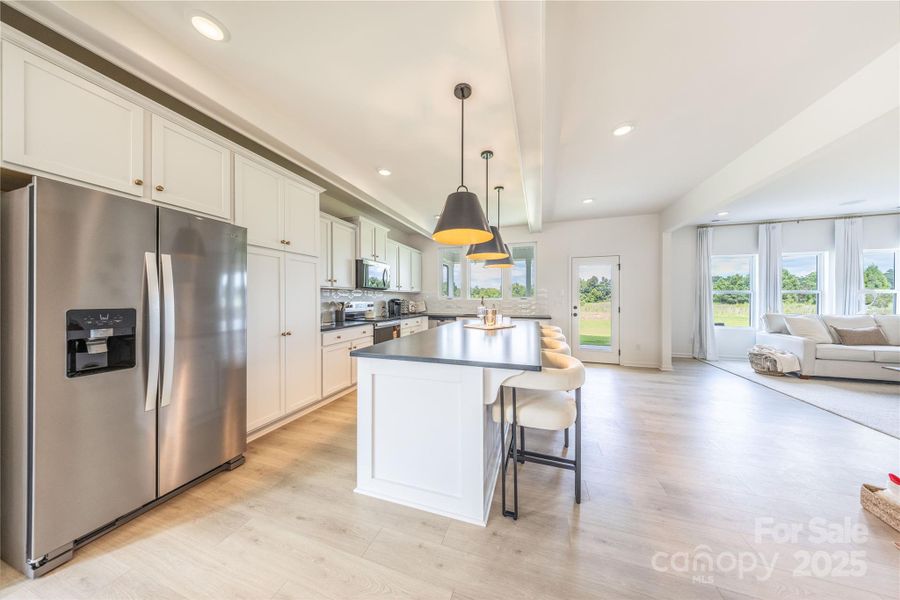 Furnished interior view inside a new home in Whispering Hills, Locust (Image 14).