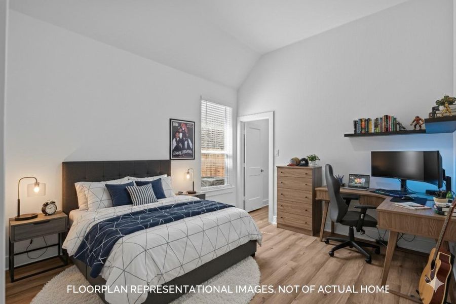 Furnished interior view inside a new home in Sorella, Tomball (Image 14).