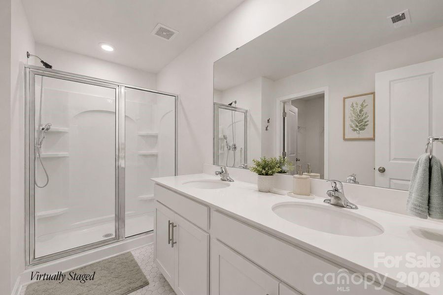 Furnished interior view inside a new home in , Waynesville (Image 15).