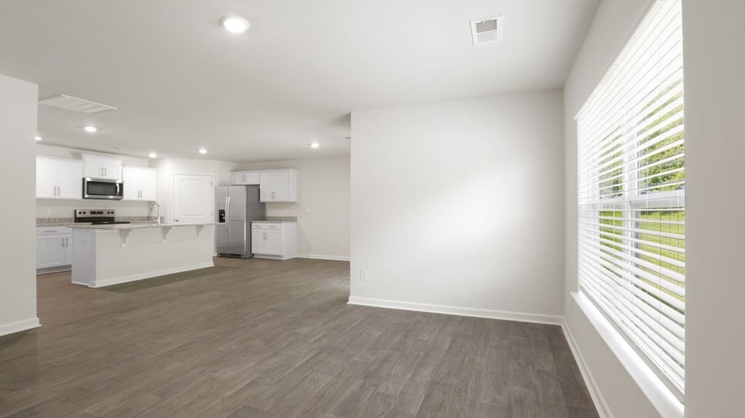 Spacious, unfurnished interior of a new home in Wildbrook Village, Waynesville (Image 27). Spacious, unfurnished interior of a new home in Wildbrook Village, Waynesville (Image 27).
