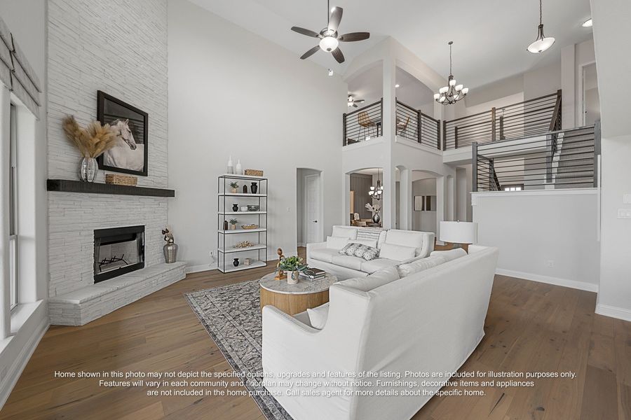 Furnished interior view inside a new home in Serenity Estates, Lorena (Image 3).