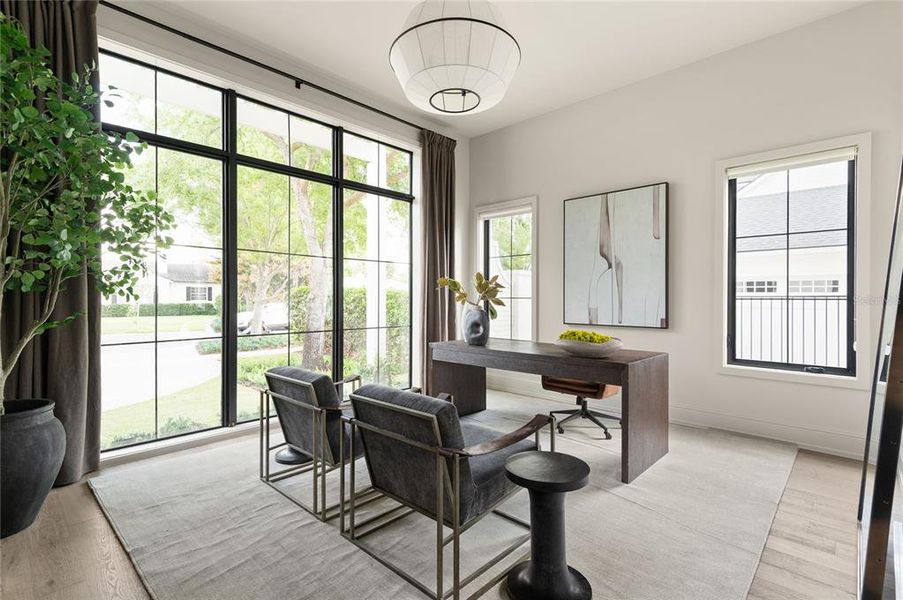Furnished interior view inside a new home in , Orlando (Image 19).