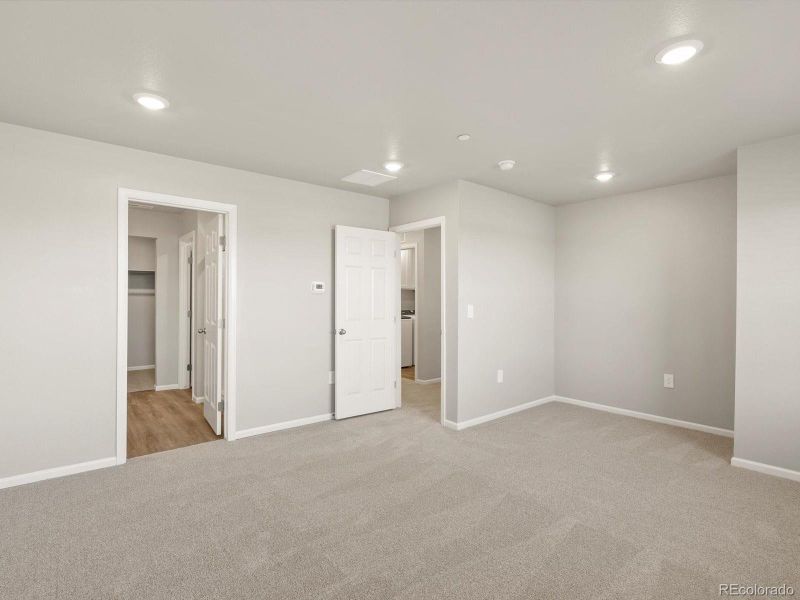 Spacious, unfurnished interior of a new home in Poudre Heights: The Meadow Collection, Windsor (Image 17). Spacious, unfurnished interior of a new home in Poudre Heights: The Meadow Collection, Windsor (Image 17).