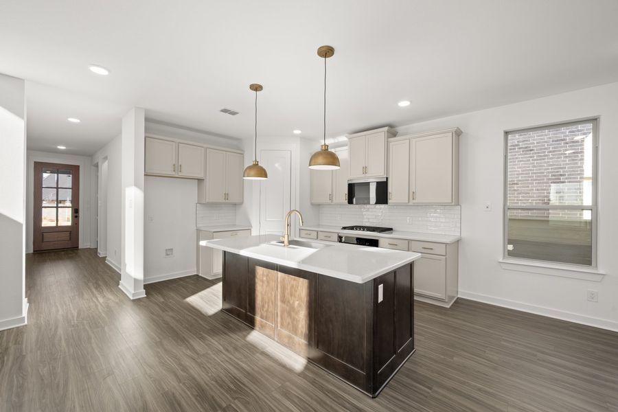 Furnished interior view inside a new home in Treeline, Justin (Image 8).